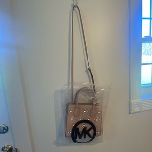 Michael Kors Rhinestone Mercer Bag, Ballet Pink